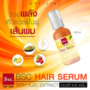 Bsc hair care HAIR SERUM Yuzu Extract 120ml เซรั่มบำรุงผมผสมสารสกัดจากส้มยูซุ ปกป้องเส้นผมจากแสงแดดและช่วยเติมความชุ่มชื่น